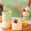 2PCS Easy Demolding Spherical Shape Ice Cube Mold Food Grade Silicone Ice Sphere Maker  Drink