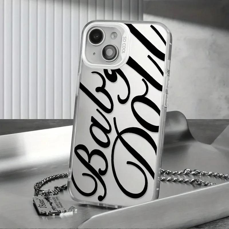 Creative and Stylish Phone Case for iPhone 16 15 14 13 12 11 Pro/ Max/Plus Anti-fingerprint Shock-proof Back Cover