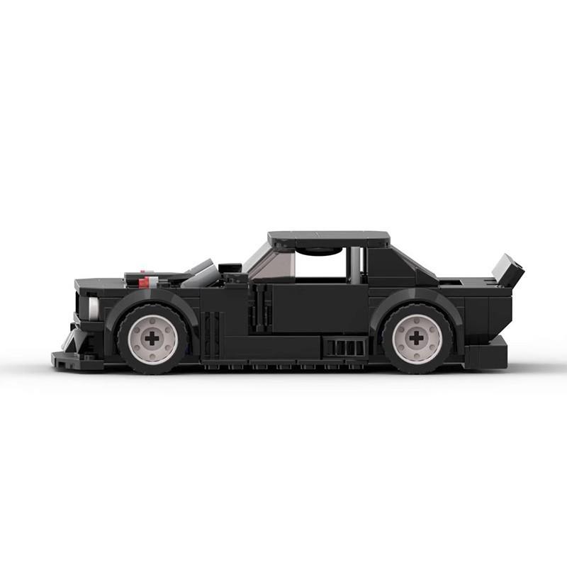 MOC Ford Mustang Hoonicorn V2-Compatible Speed 8 Grid Car Model Building Blocks