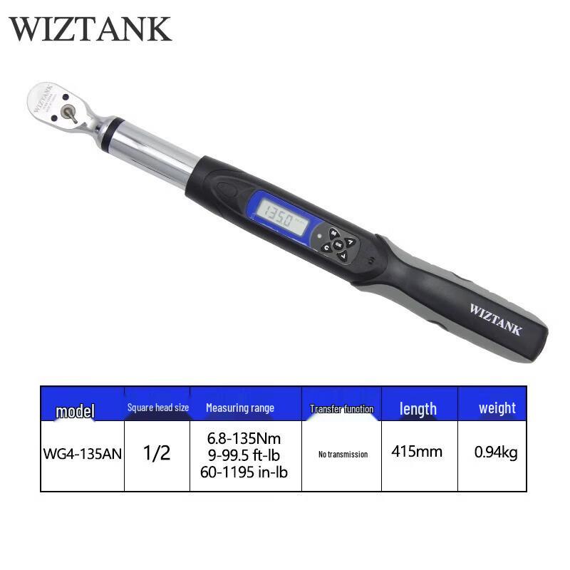 Chave de Torque Digital de Alta Precisão WIZTANK com Memória