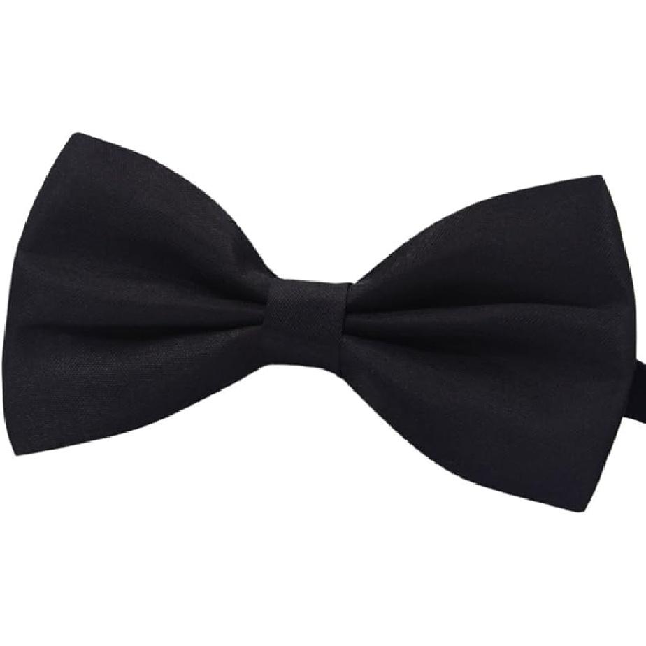 Amajiji Formal Dog Bow Ties for Medium & Large Dogs (D114 100% Polyester) (Dark Red)