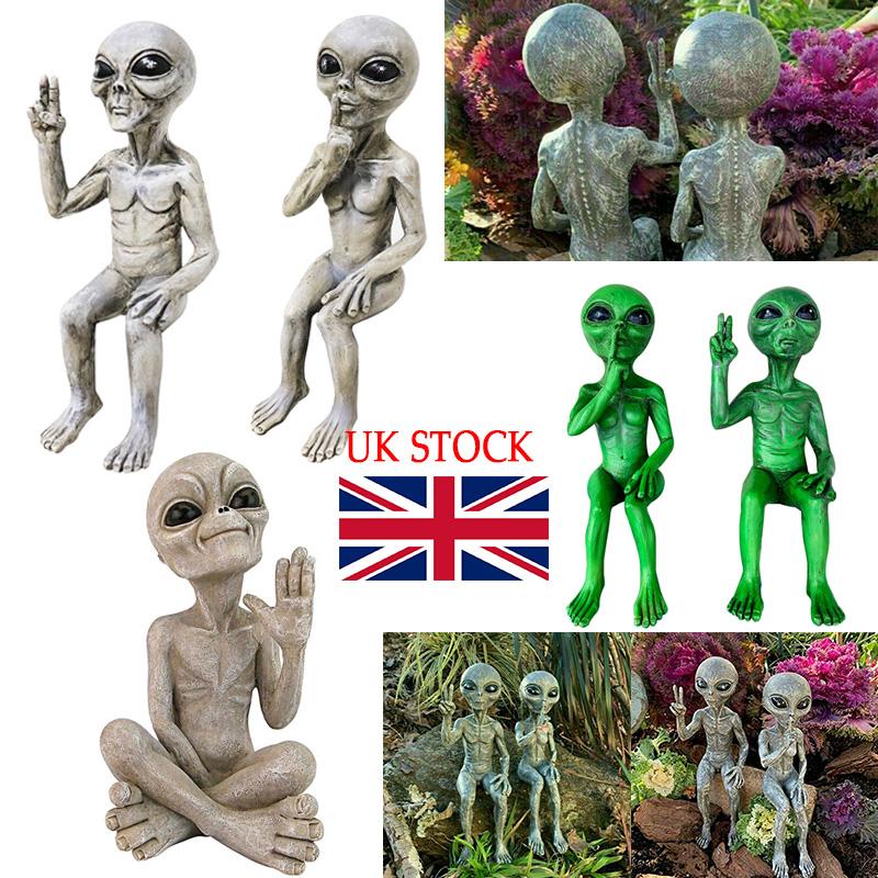 

Космические украшения инопланетянина, садовая статуя из смолы, домашний декор на Хэллоуин, подарок
