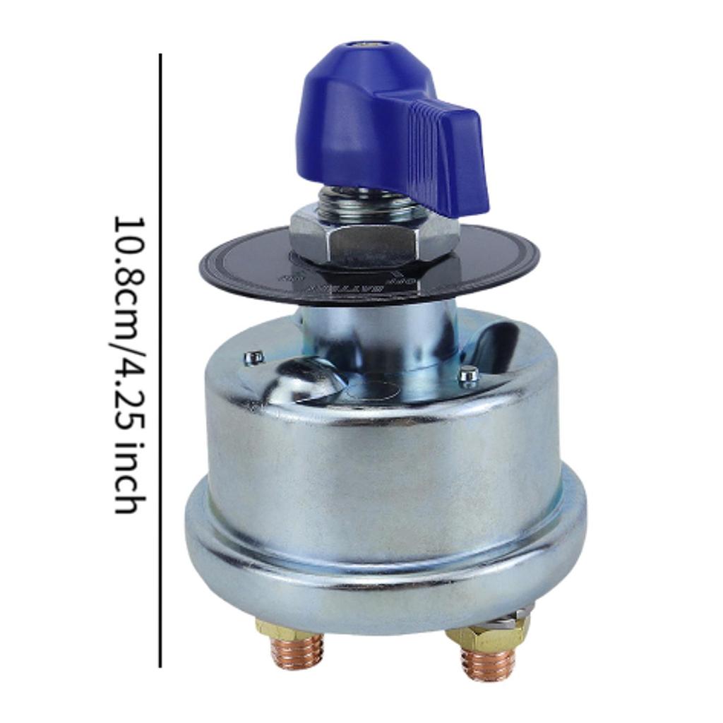 Generic Master Disconnect Switch 300A High Current 12V-24V Replacement Switch for RV Marine Boat Outboards Yacht Vehicle