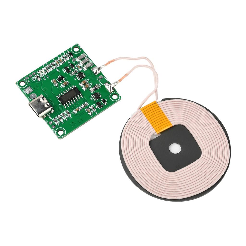High Speed 15W Fast Wireless Charging Station 10MM Transmitter Pad Universal Phone Compatibility Safe Charging Solution