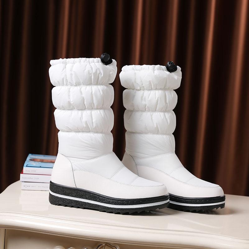 Women's snow boots winter warm and comfortable non-slip long-staple shoes large size casual cotton shoes