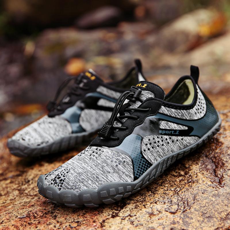 Summer new five-finger hiking wading shoes outdoor creek shoes couple beach diving snorkeling swimming shoes