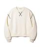 BAKKEN Basic Stitch Point Sweatshirt Bk5960_Cream