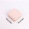 Portable Velvet Jewelry Box Zipper Closure Velvet Jewelry Organizer Travel Jewelry Box Ring Earrings Necklace Organizer