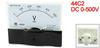 uxcell Analog Panel DC 44C2 Measurement Voltmeter, 0-500V Range,