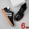 Luxury Brand Cow Leather Lift Sneakers Men Elevator Shoes Height Increasing Shoes for Man Insoles 7CM Hidden Heels Casual Sports