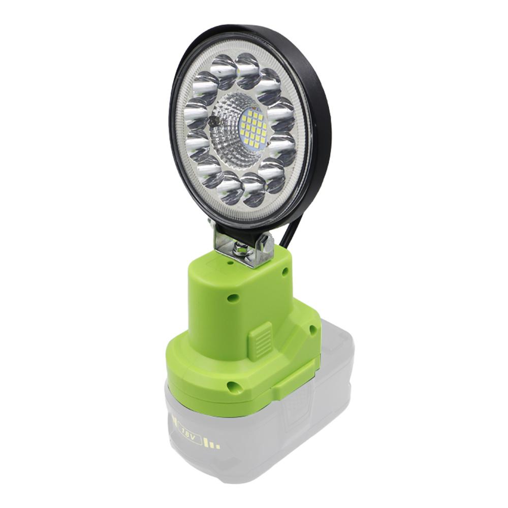 4 Inches 5400LM Cordless LED Work Light For Ryobi 14.4V-18V Li-ion Battery ONE+
