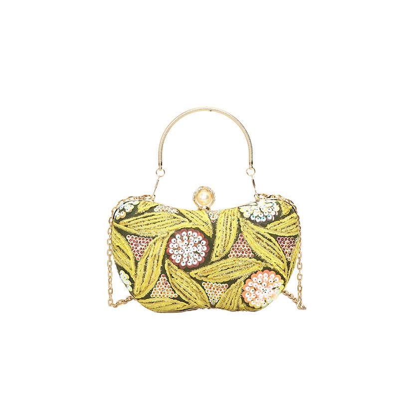 Borsa da sera stile cinese con paillettes per feste e serate fuori da donna