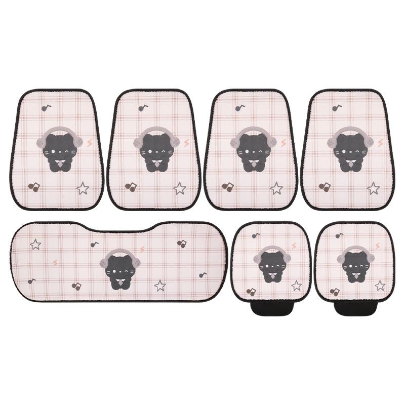 Cartoon Cute Four Seasons Car Seat Cushion for Geely ICON, Binrui, Xingrui, Boyue L, Xingyue L