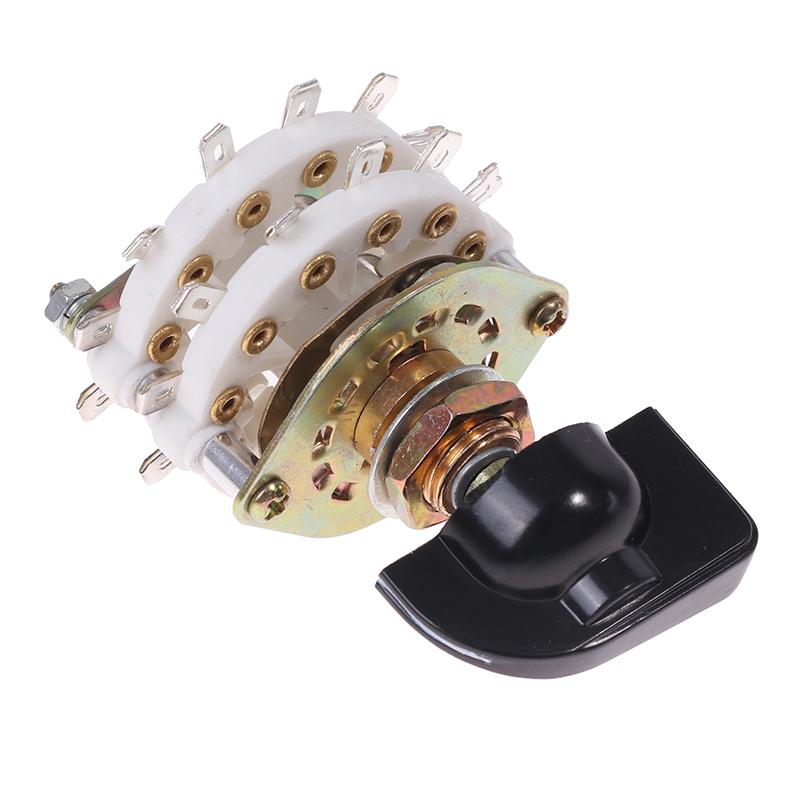 Kcz 2 Pole 6/7/8/9/10/11 4 Pole 3/5 Position With Channel Rotary Switch Selector With Cap Rotary Switch Selector