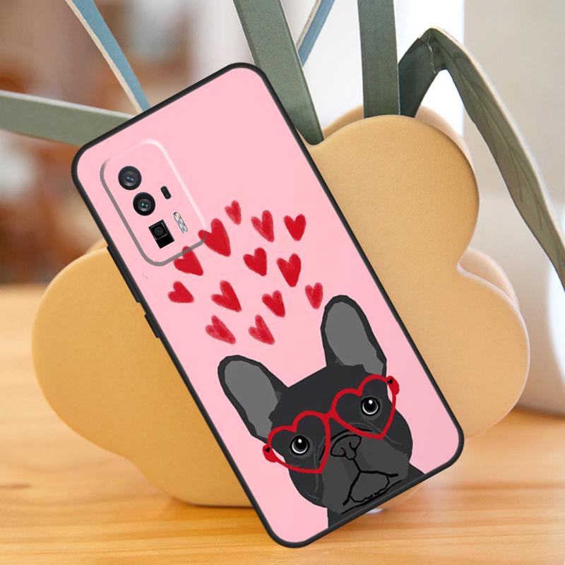 

Cute French Bulldog Case For POCO X3 X6 F6 Pro M6 X5 F3 F5 M5s Xiaomi 13 14 Ultra 12 Lite 11T 12T 13T Pro Cover Xiaomi 14