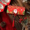 Christmas Santa Claus Folding Banknote Card Merry Christmas Decor 2025 Navidad Natal Xmas Tree Money Holder Card New Year 2026