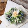 22cm Candle Decoration Cute Mini Wreath Home Decor Simulated Berries Multifunctional Christmas Decor Elegant Christmas