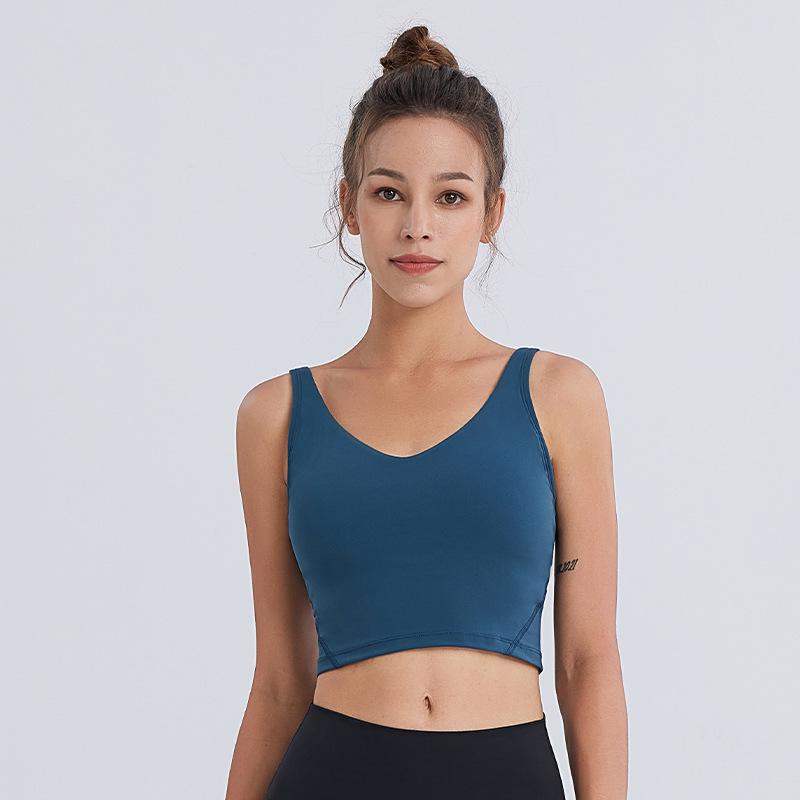 Женская майка для йоги: Бюстгальтер-майка телесного цвета, широкие бретели, U-образный вырез на спине, влагоотводящая, быстросохнущая ткань. XXL
