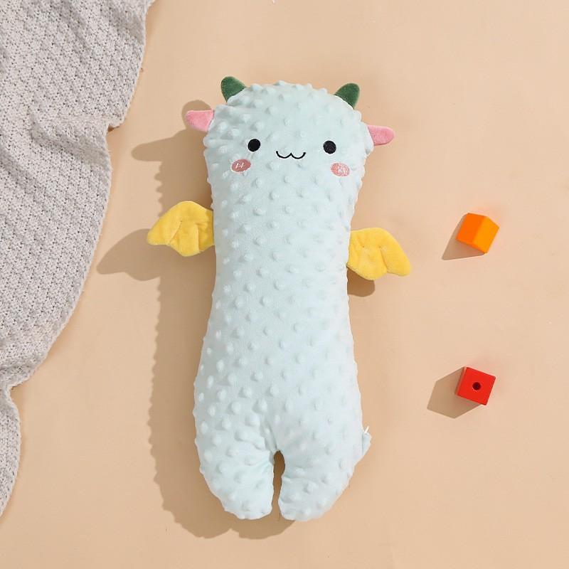 Baby soothing pillow, anti-startle plush comfort pillow for infants, newborn sleep aid, safe side-sleeping toy