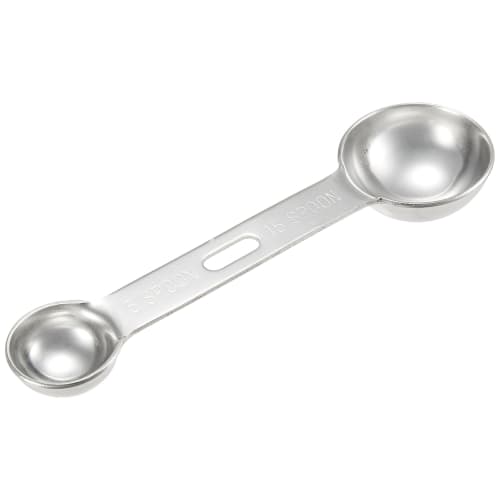 SW 18-8 Extra Thick Double Measuring Spoons, 5 and 15cc