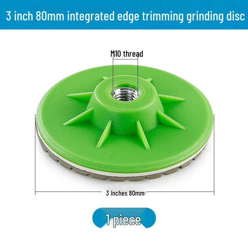 Integrierte Trockenschleifscheibe zum Anfasen & Trennen von Fliesen-, Marmor- und Quarzrändern