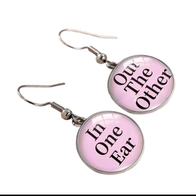 20mm Interchangeable Earring: Left In, Right Out – Single Ear Jewelry розовый