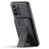 For Samsung Galaxy A23 4G Case Leather+TPU Phone Cover Built-in Magnetic Holder Metal Sheet
