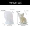 Dog Shaped Silicone Candle Molds Epoxy Resin Silicone Molds for Candle Soap Plaster Decorations, Plaster Silicone Molds