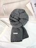 Soft Waxy Knitted Scarf Women's Autumn and Winter Wool Korean 1116 New High-end Student Warm Neck Scarf