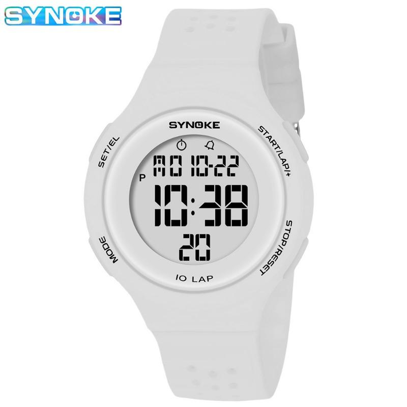 Top Brand New Lightweight Swimming Waterproof Electronic Watch Fashion Sports Watch Student Couple Electronic Watch New Color Trendy Fashion Watch