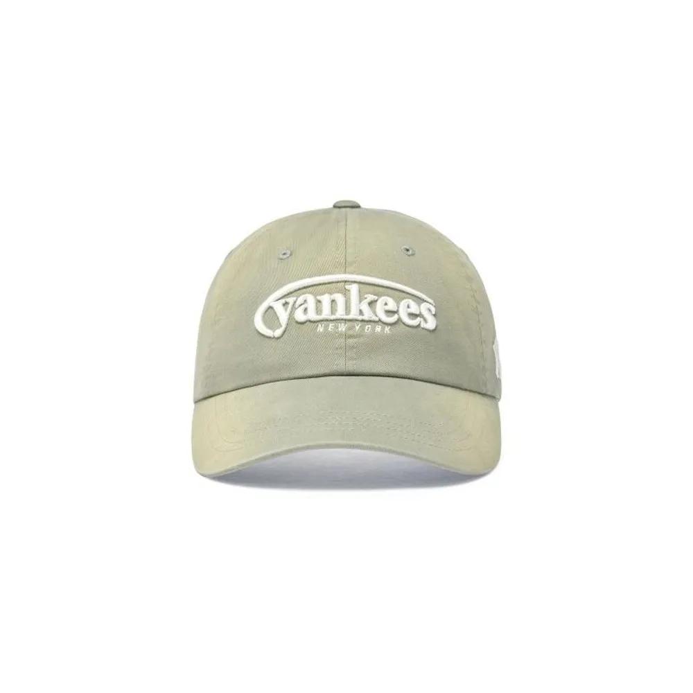 Unisex Vintage Washed Curve Logo Unstructured Ball Cap 3ACPV076N-50KAM
