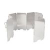 Outdoor Folding Cassette Stove Aluminum Wind Shield Camping Picnic Cooking Flat Gas Stove Alcohol Stove Windproof Cover