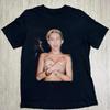 Remake Miley Cyrus 90s Retro Style Unisex Black T Shirt Short Sleeve NH26919 Unisex T-Shirt