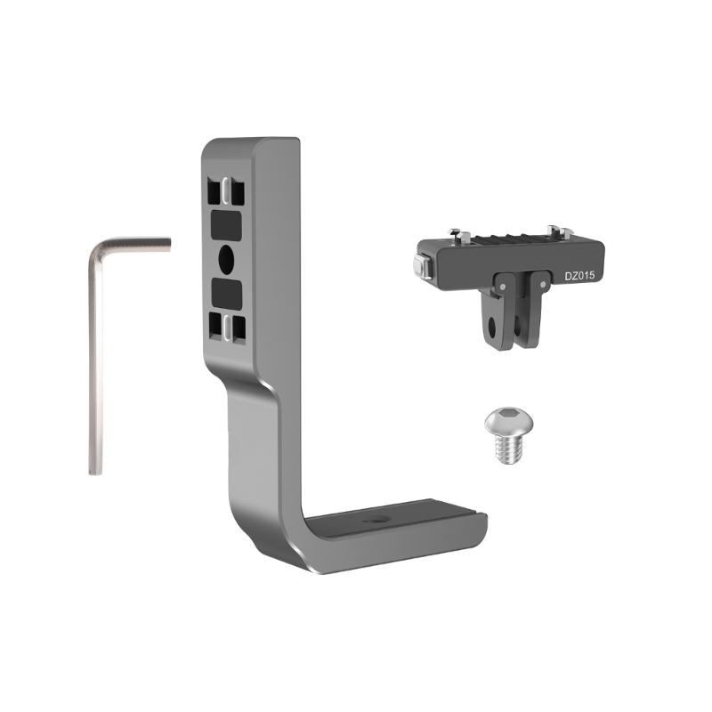 

Adjustable L Shaped Aluminum Bracket Stand For 360 Cameras Vertical Horizontal Shoot With Magnetic Quick Release Adapter 1