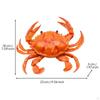 Large Joke Soft Squeezable Material Squeaky Crustacean Figure Gift Realistic Toy for