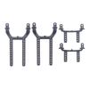 2Pcs For K969 K979 K989 K999 P929 P939 1/28 Rc Car Parts K989-50 K989-51 Front & Rear Car Shell Column