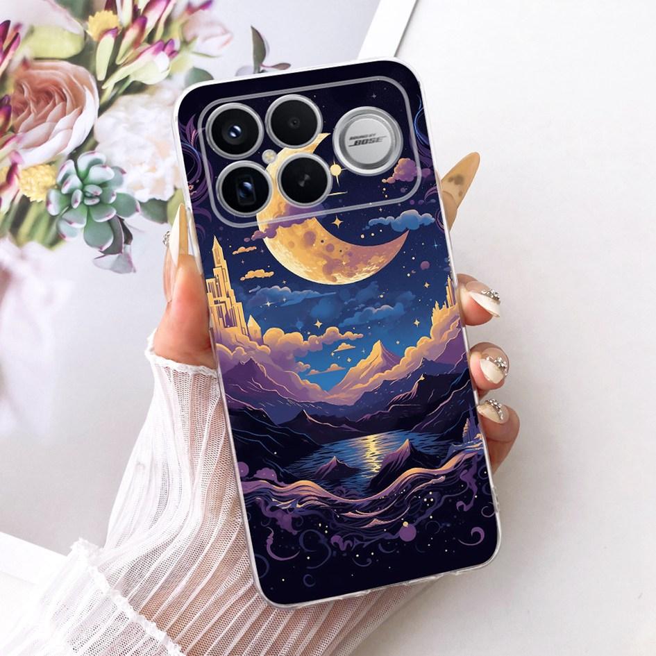 For Xiaomi POCO F8 Ultra Case Luxury Dragon Cartoon Transparent TPU Protection Cover For Poco F8 Pro Ultra PocoF8 Pro Soft Funda