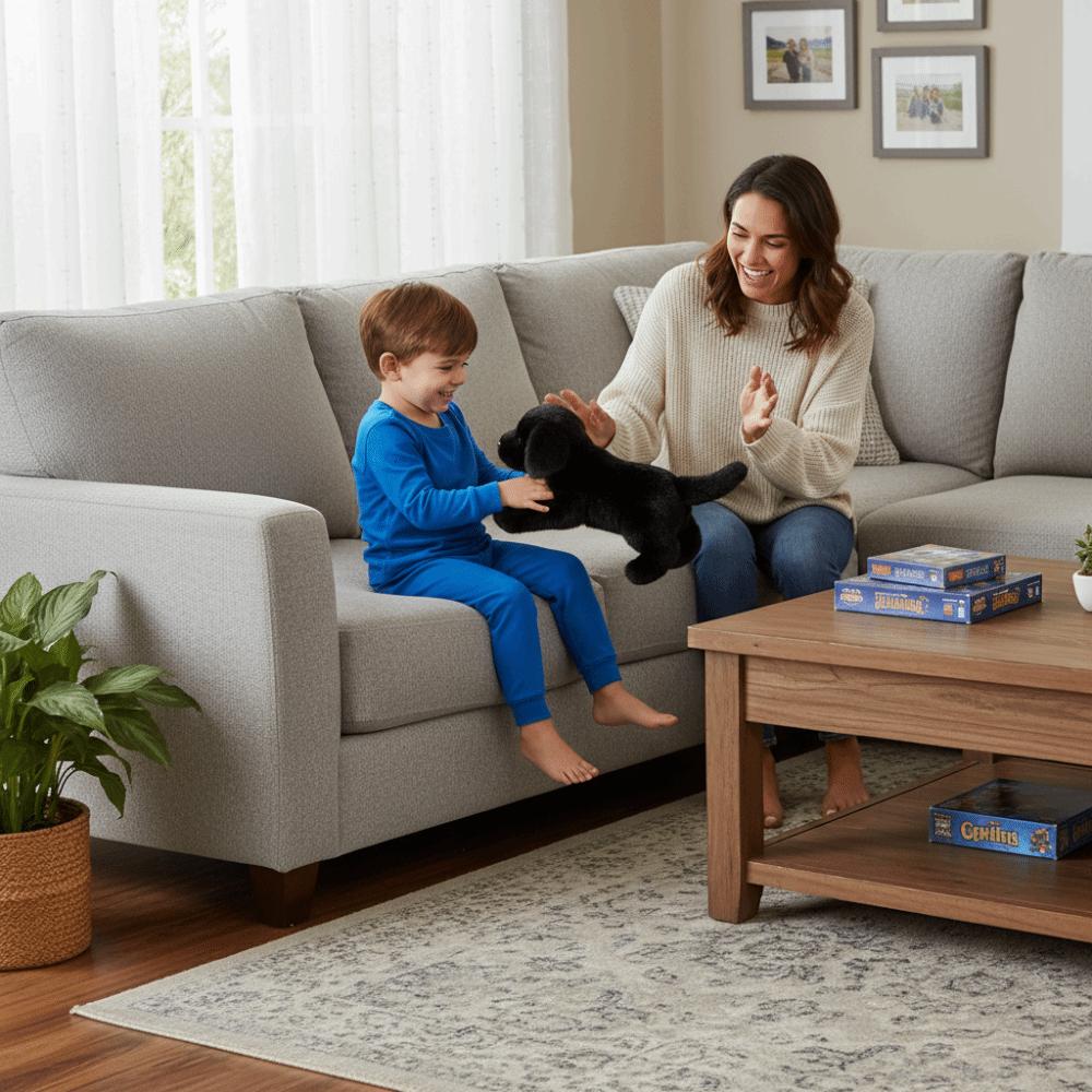 PP Cotton Labrador Dog Plush Toy Cartoon Animal Plush Pillow  Festival Party Decor