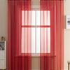 1pcs Beautiful Home Decoration Curtain Translucent Solid Color Gauze Curtains Gorgeous Hotel Living Room Decor Window Blind