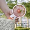 Fruit Detachable Dock USB Charging Handheld Desktop Fan Cute Mini Portable Fan Office Learning Outdoor  Gift Hand fan foldable