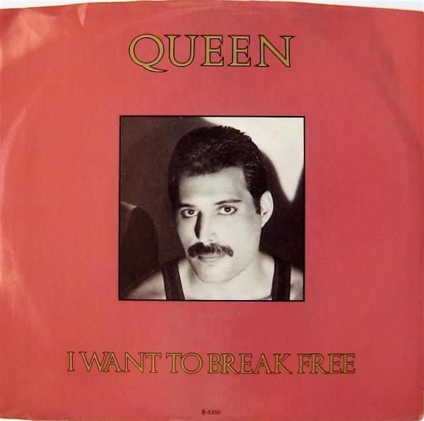 7-дюймовая пластинка QUEEN I Want To Break Free B5350 Capitol Records 1984 США Рок Б/у
