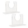 2pcs Baseball Bat Holder for Vertical Display Sturdy Acrylic Bat Hanger Baseball Bat Wall Mount Display Rack