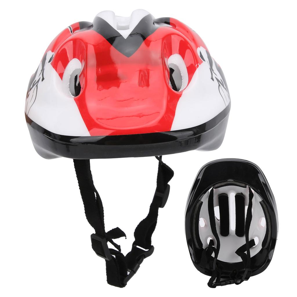 Cască de siguranță pentru copii, protecție pentru ciclism pentru patinaj cu role, bicicletă, skateboard, roșu