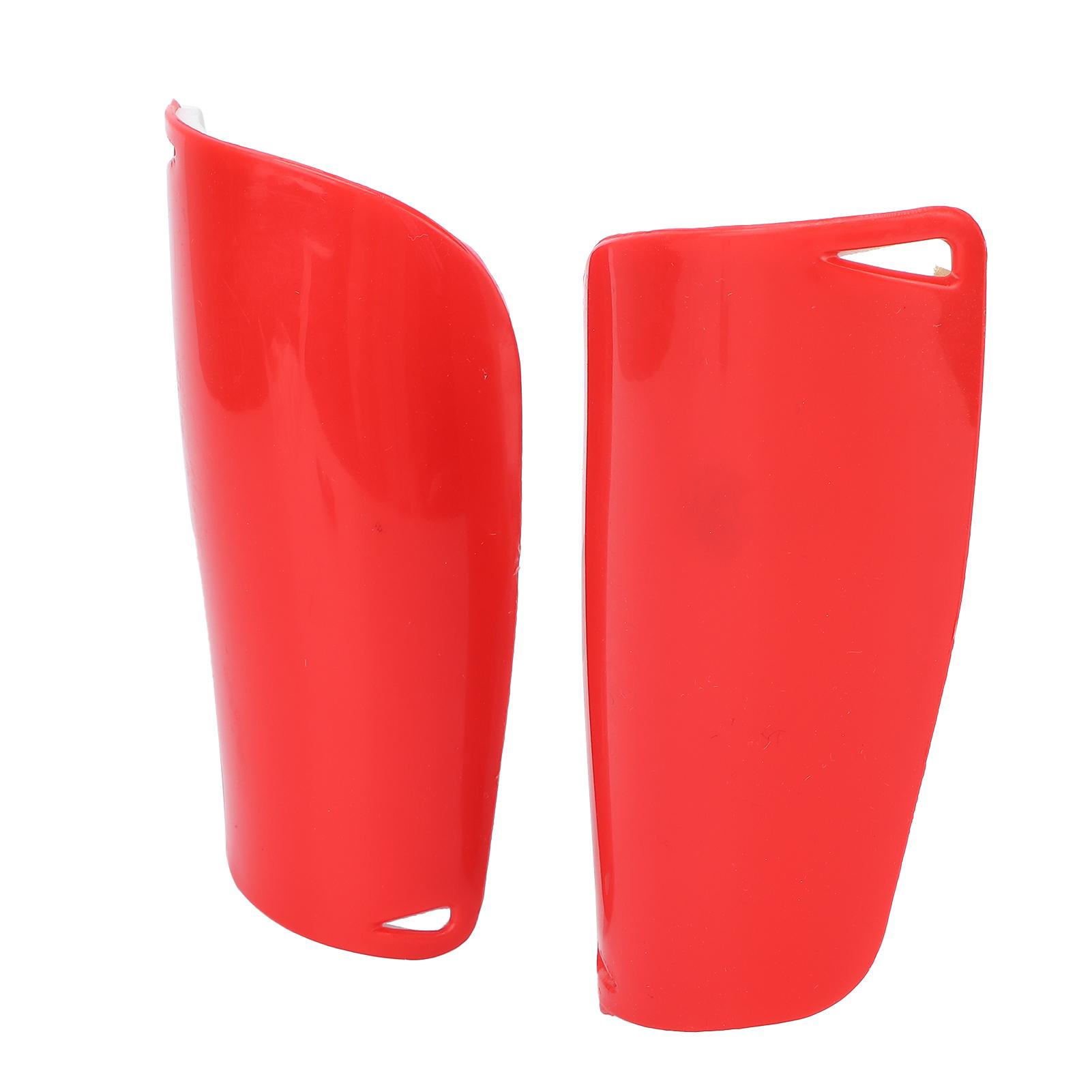 Футбольные щитки малого размера Удобные компактные щитки для детей и подростковБелые красный