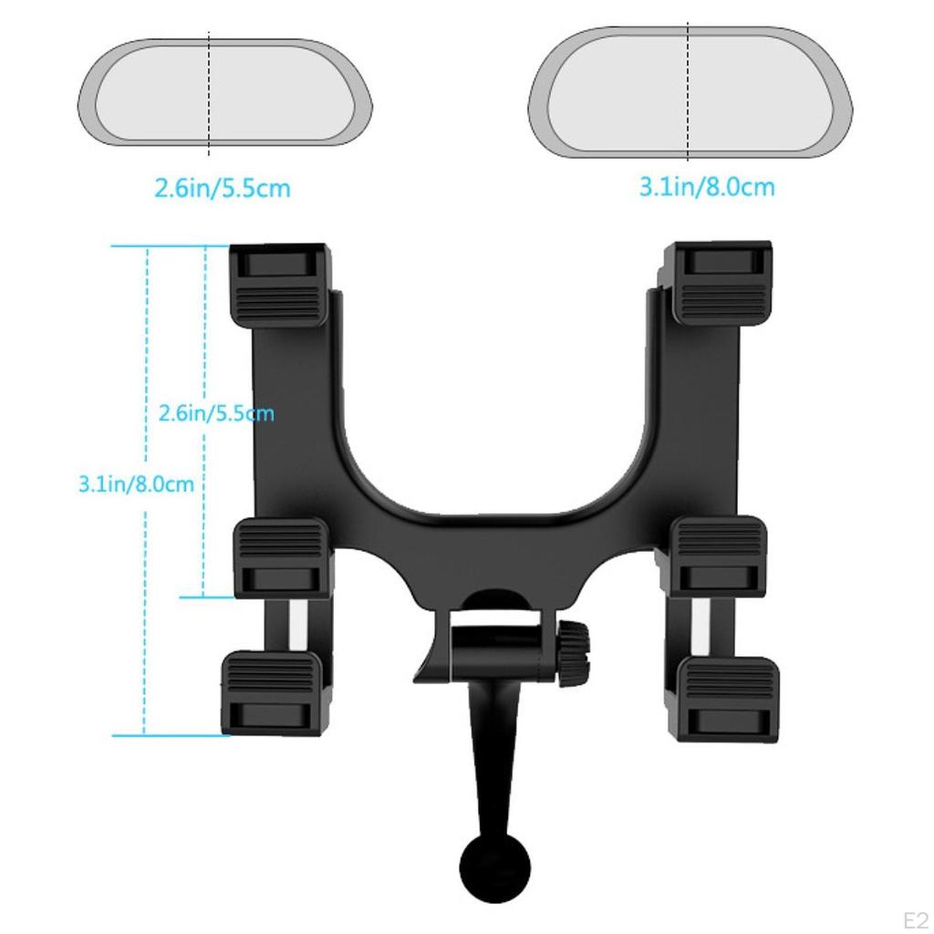 Car Rear View Mirror Phone Holder Automatic Anti TREMBLE Design Mount for All