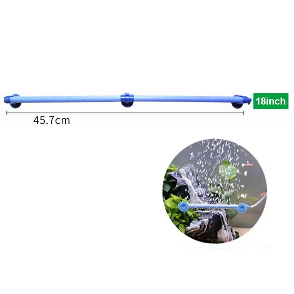 Aquarium Air Pump Fresh Air Stone Diffuser Tube Fish Tank Extendable Wall Air Pipe Suction Cup Fixed Waterscape Bubble Diffuser