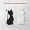 Elegant Cats Shaped Adhesive Hook Tissue Roll Dispenser For Home Office Kitchen Use Bathroom Decoration