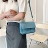 Vintage ramenní taška pro ženy PU kůže Small Square Bag Fashion Crossbody kabelka Nová trendy dámská kabelka vak