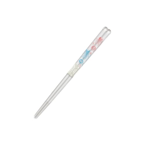 Aoba Dishwasher-Friendly Clear Chopsticks, Animal Land Jellyfish Design, 23cm [317067] Made In Japan