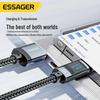 ESSAGER 7A Super Fast Charging Type-C Cable with Digital Display for Notebooks and Mobile Phones